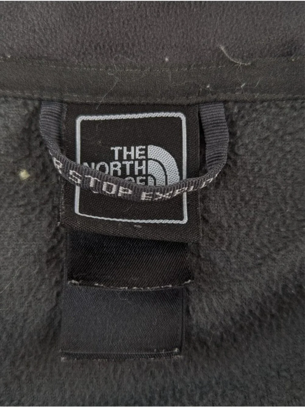The North Face Mens Medium Fleece Black Full Zip Thermal Lightweight Jacket